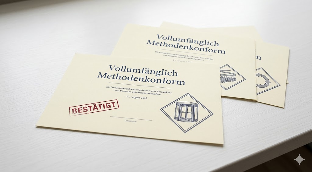 BSfrS Zertifizierung: Bestätigt wird, was existiert