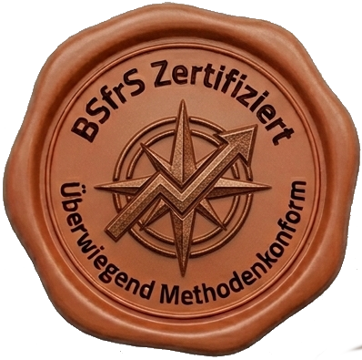 Zertifikat: Überwiegend methodenkonform