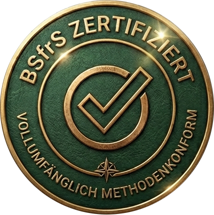 Zertifikat: Vollumfaenglich methodenkonform
